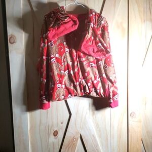 Sock Monkey onesie with pockets and footsies!